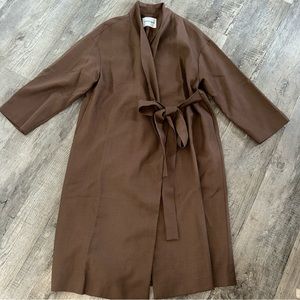 Gentle Herd Wool Blend Trench Coat
